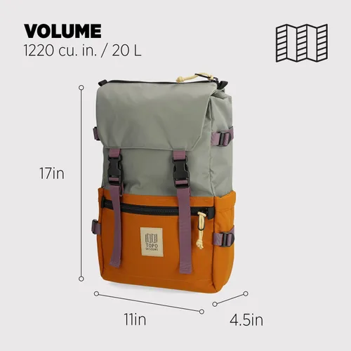 Vista 39 de Topo Designs Rover Pack Clásico, asfalto/negro, Tamaño único, Rover Pack Clásico