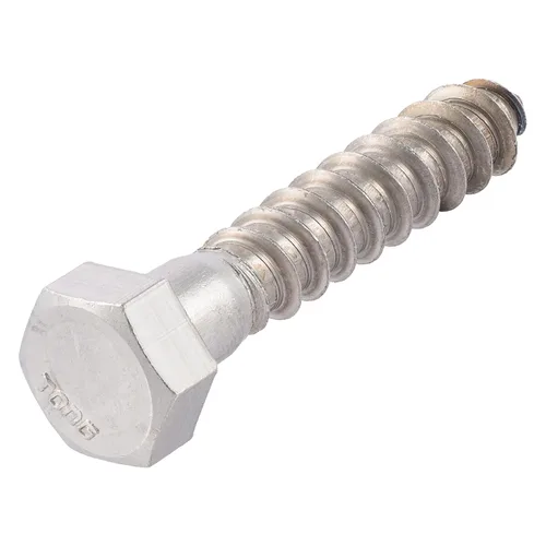 Vista 11 de Pernos de retraso de 1/4 x 1-1/2 acero inoxidable (paquete de 25) acero inoxidable 18/8, tornillo de madera de cabeza hexagonal resistente, grado