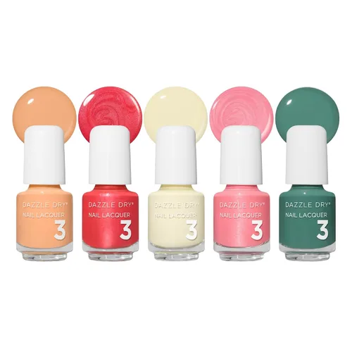 Vista 13 de Mini Flight Dazzle Dry – Afterparty – 5 mini lacas Juego de esmaltes de uñas de 5 piezas · Secado rápido · Larga duración · Manicuras no tóxicas