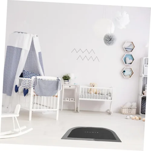 Vista 7 de Absorbent Non Slip Floor Mat for Bathroom and Entryway Super Absorbent Carpet Lightweight and Easy to Use Quick Drying for Living and Bedroom Grey