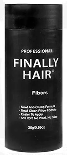 Vista 8 de Finally Hair fibras de queratina para la recontrucción del cabello, para el engrosamiento del cabello, corrector de la pérdida de la fibra del Caoba