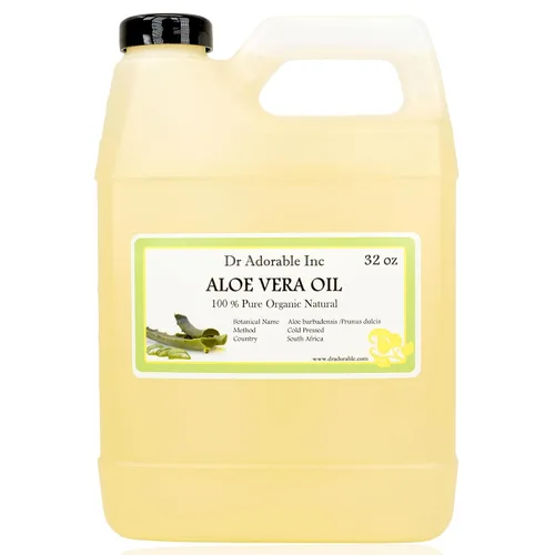 Vista 6 de Dr Adorable - 4 oz - Aceite de Aloe Vera - Natural Orgánico Hidratante para el masaje del cabello de la piel DIY Beauty