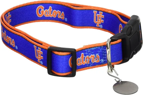 Vista 15 de Collar de perro de NCAA. PREMIUM cuello ajustable Collar de perros – Fútbol/Baloncesto para perros & gatos. Durable Collar de mascota de deportes