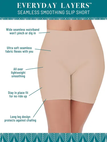 Vista 5 de Vanity Fair Pantalón corto sin costuras ligero para mujer (S-3XL)