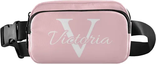 Vista 30 de Riñoneras personalizadas para mujeres y hombres, bolsa de cinturón personalizada con correa ajustable, riñoneras de moda, bolsa cruzada para la #01
