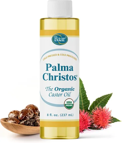 Vista 14 de Palma Christos Roll-On, aceite de ricino orgánico 3 oz