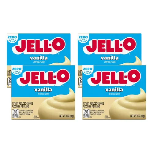 Vista 26 de Jell-O Cocine y sirva pudín sin grasa y relleno de pastel, tapioca, 3