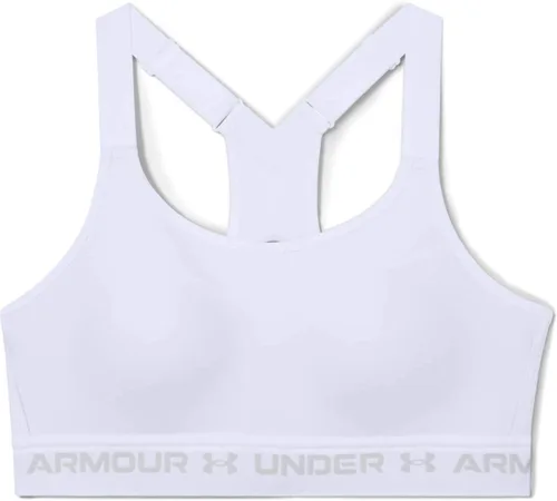 Vista 4 de Under Armour Sujetador deportivo de alto impacto con espalda cruzada para mujer