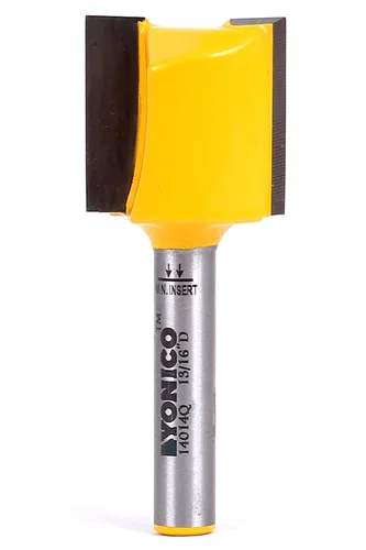 Vista 33 de Yonico Brocas de ruteadora, broca recta de 1 pulgada de diámetro X 1 pulgada de altura, vástago de 1/2 pulgada 14030