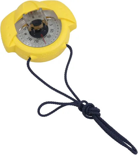 Vista 3 de AB Tools Plastimo Iris 50 - Brújula de mano de alta visibilidad, color amarillo
