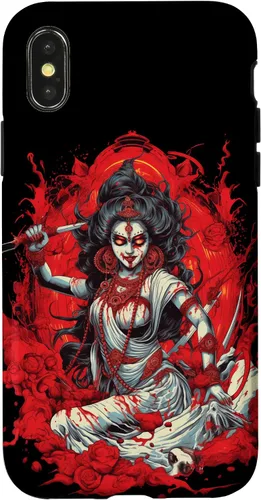 Vista 5 de iPhone 16 Kali Goddess of Death, Time and Doomsday Hindu God Occult Case