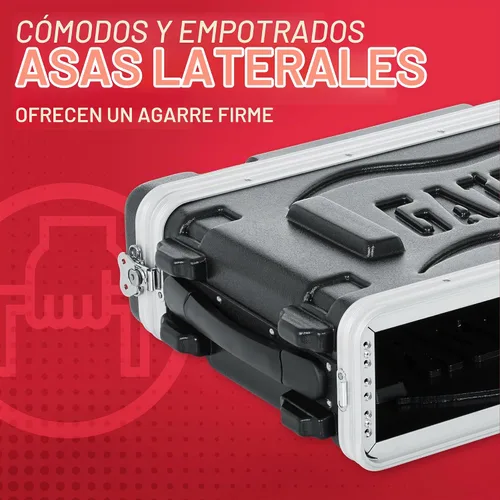 Vista 3 de Audio Rack Gator 10U, Estándar (GR-10L).