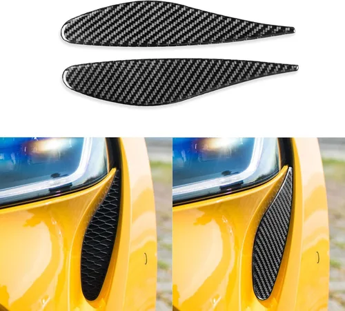 Vista 11 de Adhesivo de Fibra de Carbono Premium Real para Ventana de Coche, Pilar A, Panel Triangular, Anticolisión, Compatible con Toyota Supra GR A90 A91 MK5