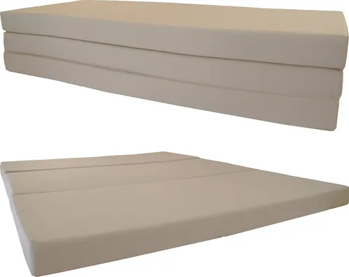 Vista 27 de Shikibuton Cama plegable en 3, espuma de alta densidad de 1.8 lbs, tamaño Twin, Full, Queen, colchones plegables. Turquesa