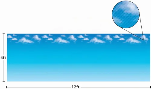 Vista 6 de Teacher Created Resources Nubes mejor que el papel 77367 - Rollo de tablón de anuncios
