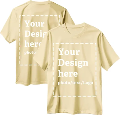 Vista 20 de Camisetas personalizadas para hombres y mujeres, hechas en Estados Unidos, camisetas personalizadas con texto/foto frontal y trasera, camisetas