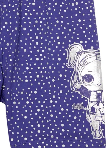 Vista 2 de L.O.L. Surprise! Conjunto de camiseta de gran tamaño y pantalón corto de bicicleta para niñas