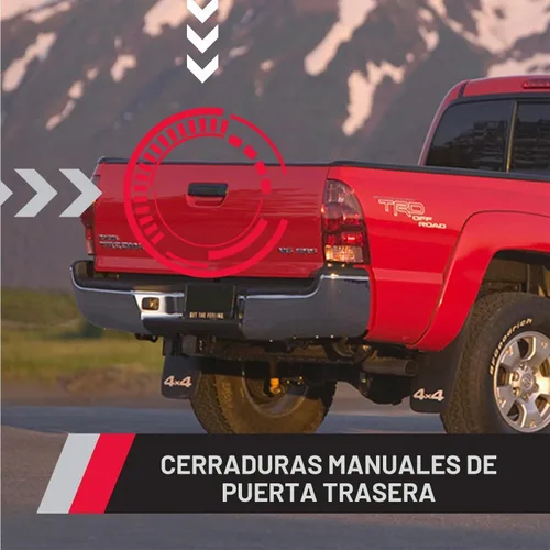 Vista 2 de Pop & Lock Cerradura manual de puerta trasera para Toyota Tacoma, Negro Arena Perla