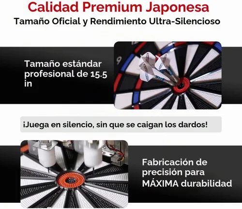 Vista 9 de DARTSLIVE Tablero de dardos electrónico para el hogar, compatible con Bluetooth para juego en línea, para dardos de punta suave, tablero de dardos