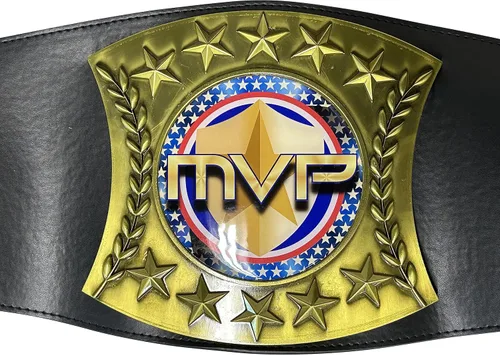 Vista 4 de Medallas expresas MVP Jugador más valioso campeón campeón campeonato cuero cinturón persona