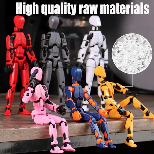 Vista 4 de Rugwun Figura de acción de Titan 13 2026, figuras de acción de robot móvil multiarticuladas, figura de acción impresa en 3D Nova 13, 13 figuras