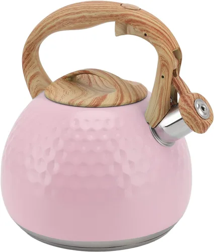 Vista 10 de Hervidor de té, hervidor de té silbante de 3 litros para estufa, hervidor de té de acero inoxidable, tetera para estufa, con mango ergonómico