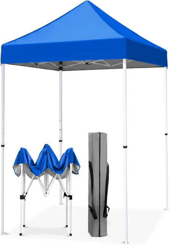 Vista 25 de EAGLE PEAK - Toldo desplegable de 5 x 5, toldo instantáneo para exteriores, fácil de instalar, refugio plegable de pierna recta (beige)