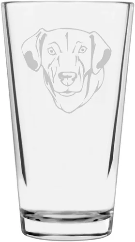 Vista 87 de Podenco Canario - Vaso de pinta de 16 onzas con temática de perro personalizado
