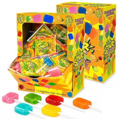 Vista 13 de Yummy-Lix Piruletas (Paquete de 24, Redondas Gourmet)