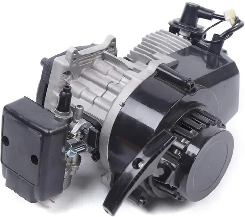 Vista 10 de Kits de Reemplazo de Motor de 4 Tiempos 140CC, Motor Monocilíndrico CDI con Palanca de Arranque a Patada y Palanca de Cambio, Conjunto de Colector