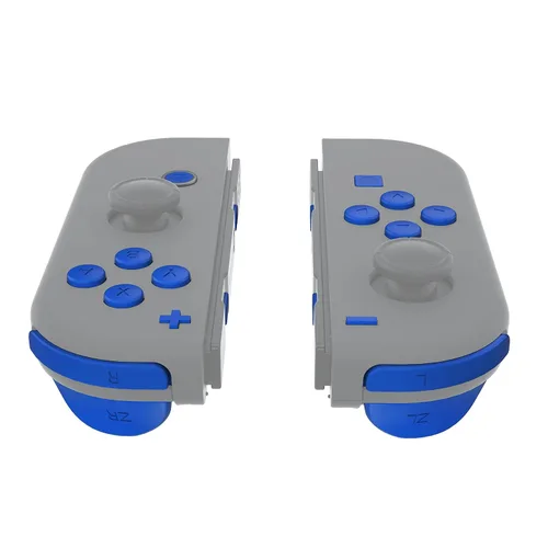 Vista 4 de eXtremeRate Blue Replacement ABXY Direction Keys SR SL L R ZR ZL Trigger Buttons Springs, Full Set Buttons Repair Kits with Tools for Nintendo