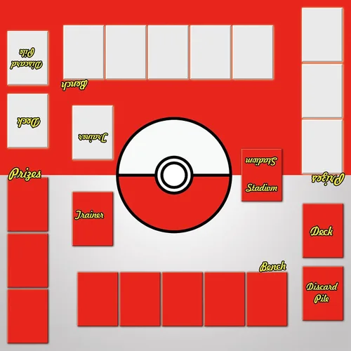 Vista 3 de Biouai Tapete de juego para juego de cartas intercambiables, tapete de juego cosido con tubo para juego de cartas con zonas, tapete de juego