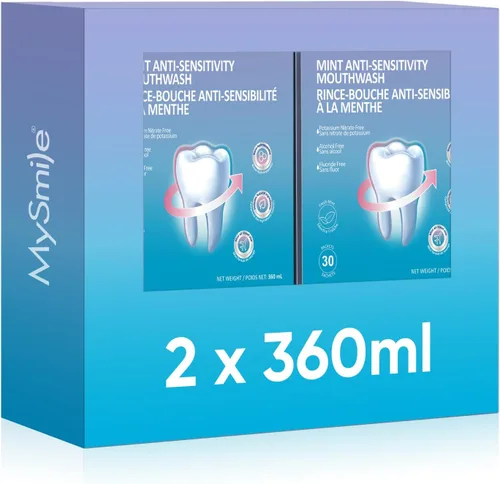 Vista 10 de MySmile - Enjuague bucal para dientes sensibles, lavado bucal nano hidroxiapatita, tamaño de viaje, sin flúor ni alcohol, remineralizante para mayor