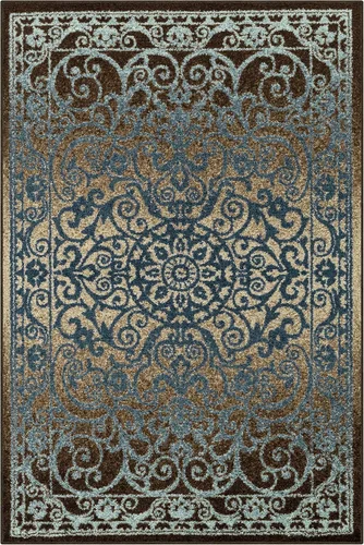 Vista 35 de Maples Rugs Pelham - Alfombra vintage para sala de estar y dormitorio [Hecha en EE.UU.]