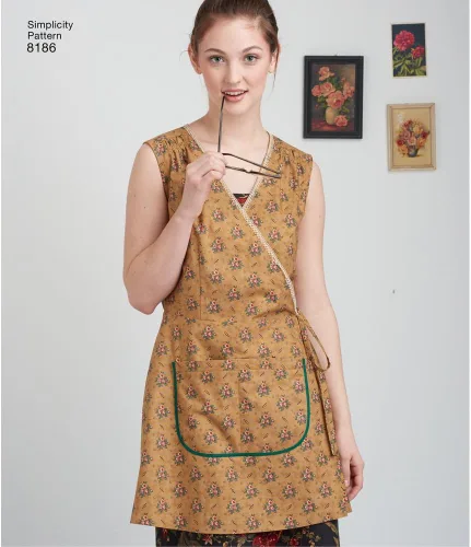 Vista 3 de Simplicity 8186 Dottie Angel - Patrón de costura para mujer, tallas D5 (4-12)