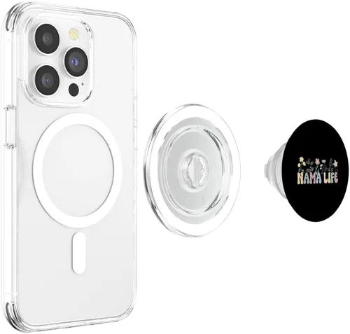 Vista 4 de Nama Life Nama Grandmother Groovy Nama Grandma PopSockets MagSafe PopGrip for iPhone