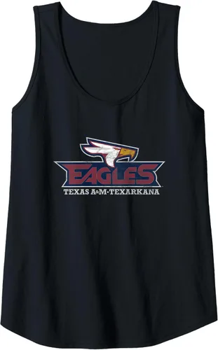 Vista 5 de Texas A&M-Texarkana TAMUT Eagles - Camiseta sin mangas grande, Negro