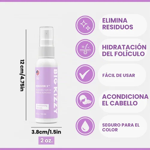 Vista 2 de Big Kizzy Removedor 3, reconocimiento y residuos (2oz)