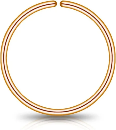Vista 10 de LUCKYJEWUS Small Thin Gold or Sterling Silver Nose Ring Hoop for Women, Tiny Nose Piercing jewelry