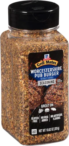 Vista 15 de McCormick Grill Mates Worcestershire Pub Burger Seasoning - Condimento para hamburguesas, 10.62 oz