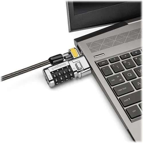 Vista 4 de Kensington Candado combinado para portátil ClickSafe® para ranura de seguridad nano (versión codificada maestra) (K68104WW)