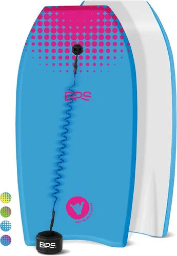 Vista 8 de BPS Tabla de Bodyboard "Shaka" de Nueva Zelanda para Todas las Condiciones de Olas - Ligera con Núcleo de EPS, Parte Inferior Lisa de HDPE, Tablas