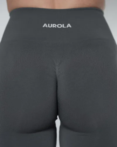 Vista 4 de AUROLA Intensify - Pantalones cortos de entrenamiento para mujer, sin costuras, para gimnasio, yoga, correr, deporte, ejercicio activo, fitness