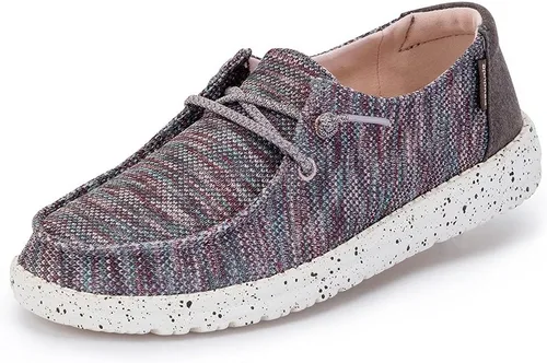 Vista 84 de Hey Dude - Mocasines con estampado Wendy blanco azul 2
