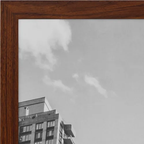 Vista 121 de Americanflat Portarretratos de 12 x 17 pulgadas con plexiglás pulido, marco de fotos color negro, marcos de fotos anchos hechos de madera