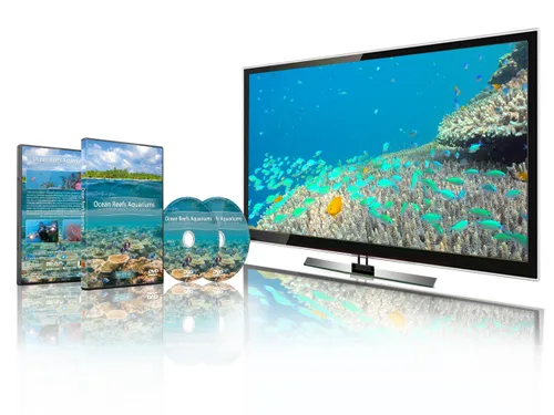 Vista 3 de Nature and Oceans Dvd - 2 DVD Set Ocean Reef Aquarium - A Relaxing Virtual Experience In Underwater World