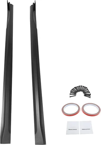 Vista 5 de Compatible con faldas laterales de polipropileno negro mate Kia K5 2021