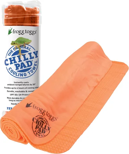 Vista 6 de FROGG TOGGS Chilly Pad, toalla de enfriamiento instantáneo, duradera, reutilizable, toalla de cuello para deportes y al aire libre 33x13