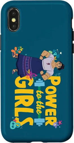 Vista 5 de Carcasa para iPhone 16 Disney Encanto Luisa Power to the Girls