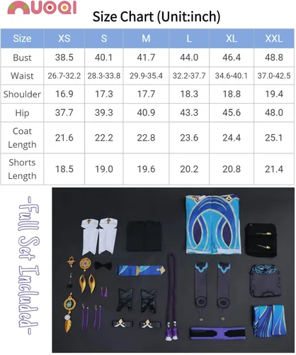 Vista 5 de Nuoqi Venti Cosplay Raiden Shogun Cosplay Yae Miko Cosplay Genshin Impact Cosplay Disfraces